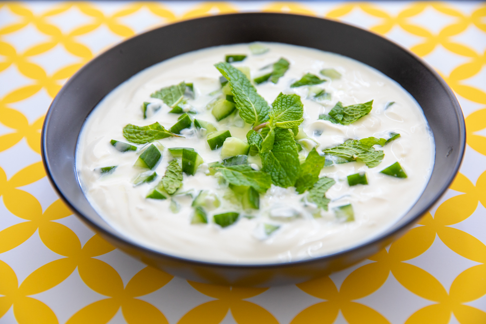 yogurt and cucumber salad