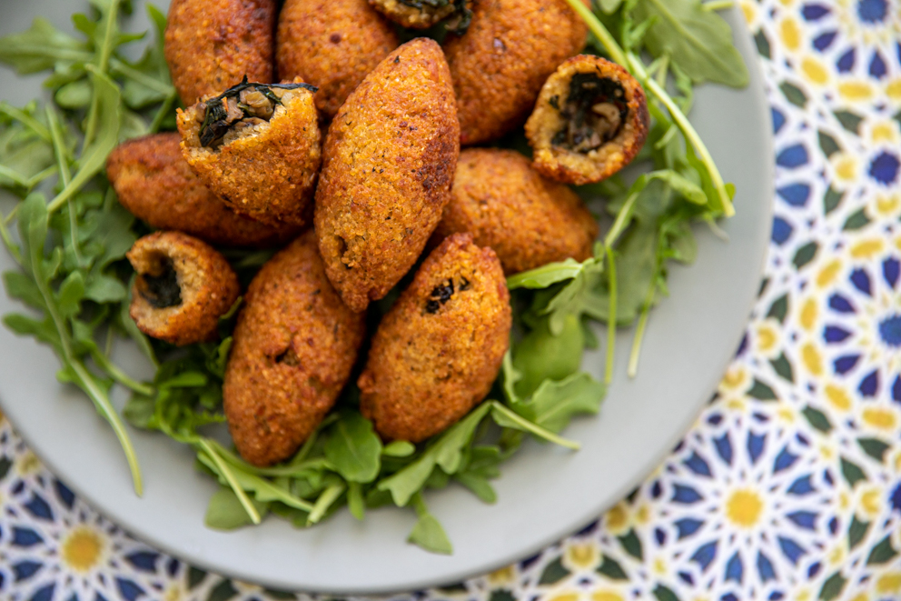 spinach and mushroom croquettes