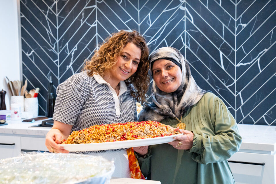 mum and i in the kitchen Ramadan