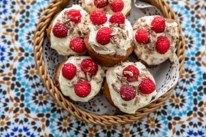 Easy Raspberry Chocolate Cupcakes