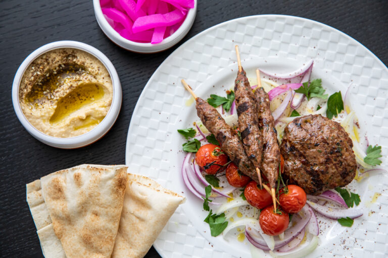 lamb kafta skewers